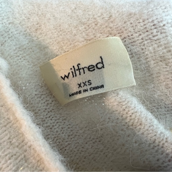 DISCONTINUED! Aritzia Wilfred Lorin Sweater in Oak XXS - Picture 4 of 5